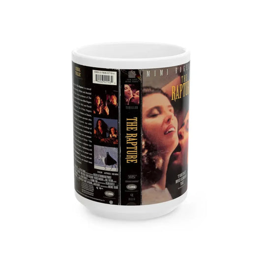 THE RAPTURE (VHS COVER) - White Coffee Mug 15oz - Go Mug Yourself