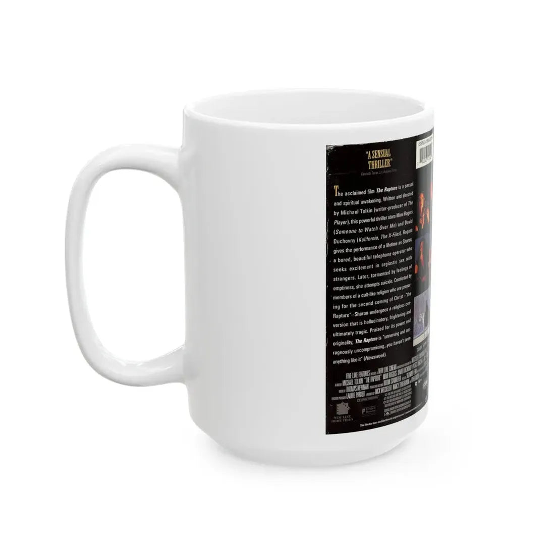 THE RAPTURE (VHS COVER) - White Coffee Mug - Go Mug Yourself