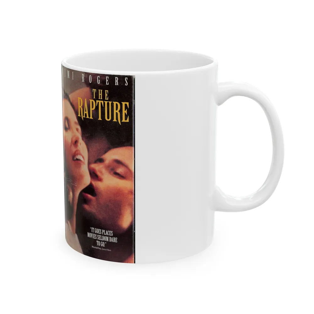 THE RAPTURE (VHS COVER) - White Coffee Mug-Go Mug Yourself