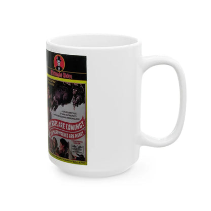 THE RATS ARE COMING THE WEREWOLVES ARE HERE (VHS COVER) - White Coffee Mug-Go Mug Yourself