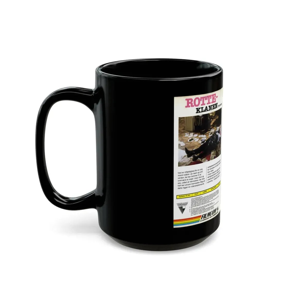 THE RATS (VHS COVER) - Black Coffee Mug - Go Mug Yourself