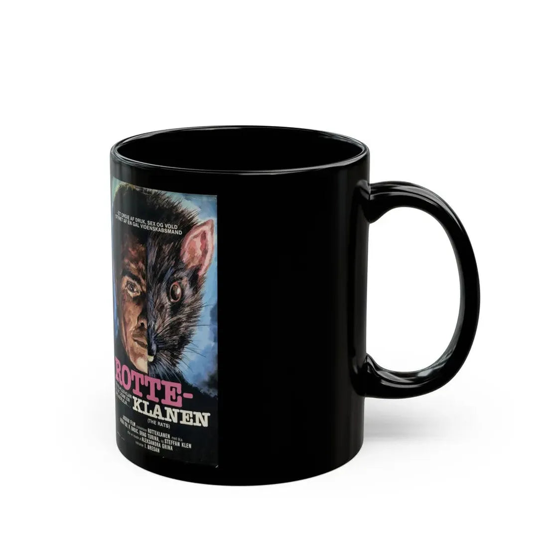 THE RATS (VHS COVER) - Black Coffee Mug - Go Mug Yourself