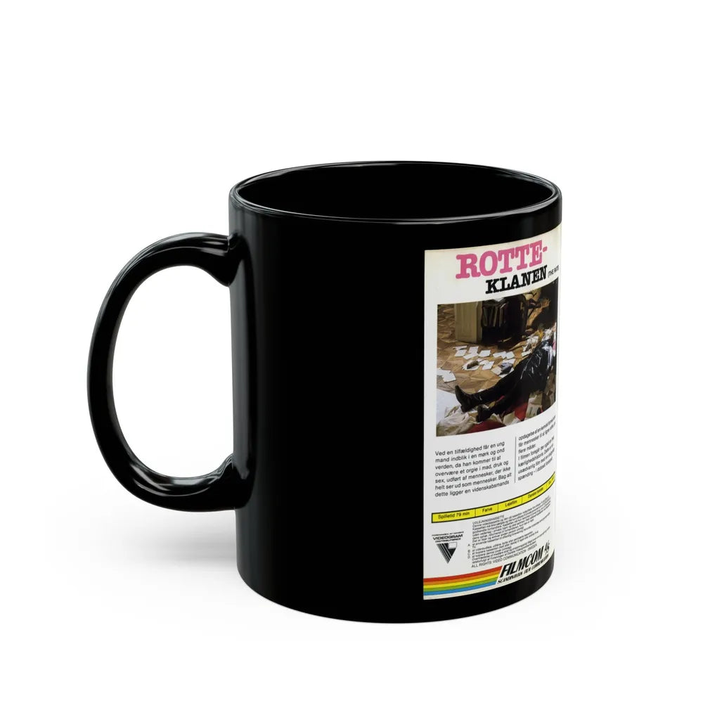 THE RATS (VHS COVER) - Black Coffee Mug-Go Mug Yourself