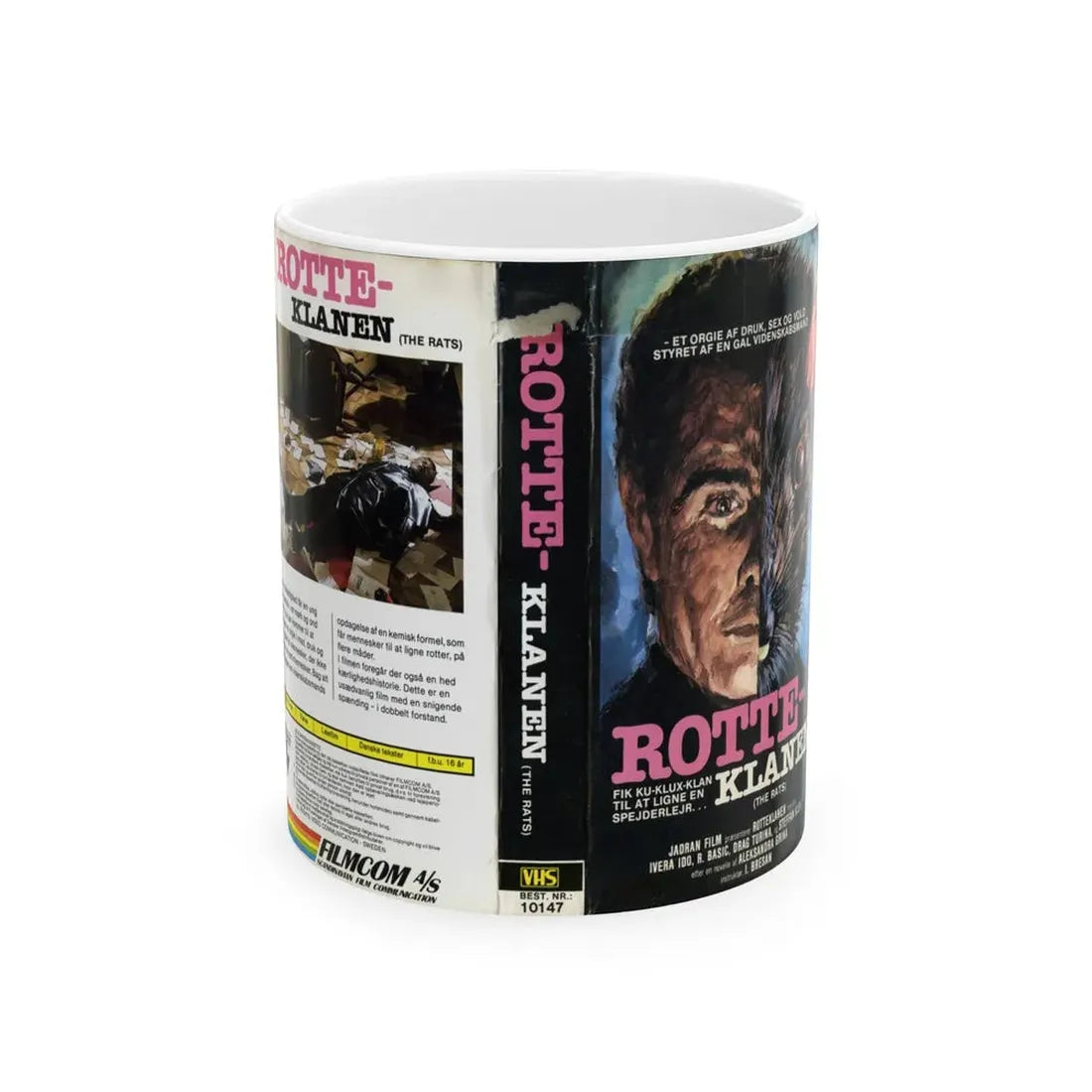 THE RATS (VHS COVER) - White Coffee Mug 11oz - Go Mug Yourself