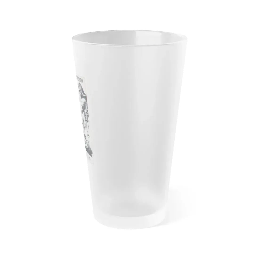 THE RAVAGED 1971 Movie Poster - Frosted Pint Glass 16oz - Go Mug Yourself