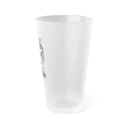 THE RAVAGED 1971 Movie Poster - Frosted Pint Glass 16oz - Go Mug Yourself