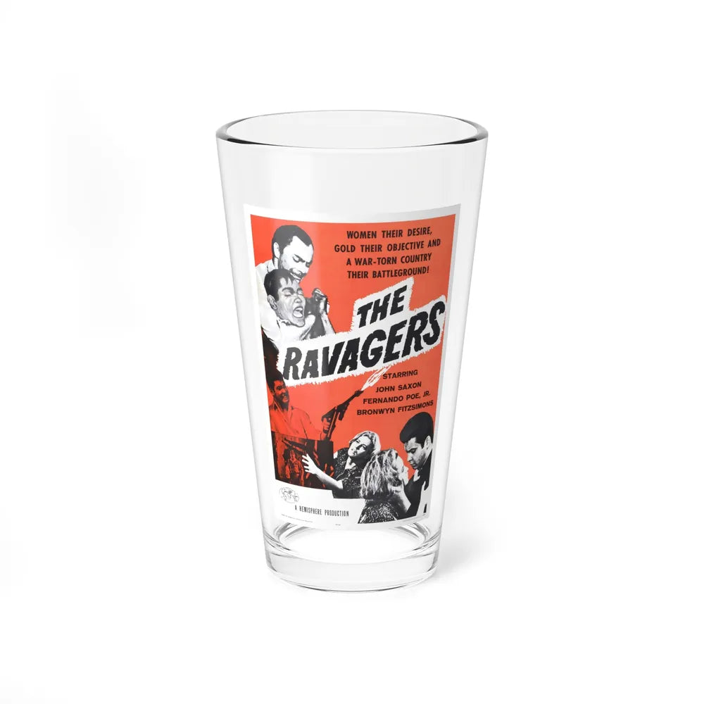 THE RAVAGERS 1979 Movie Poster - Pint Glass 16oz-16oz-Go Mug Yourself