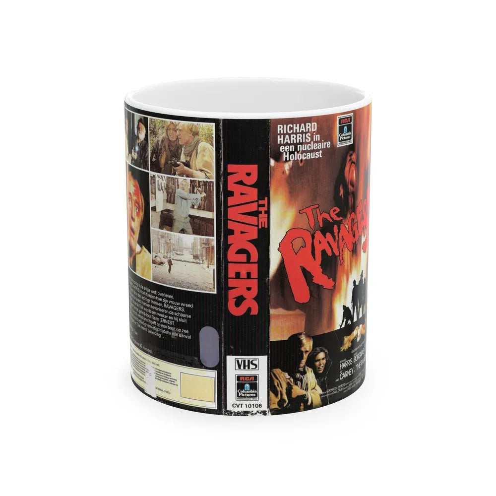 THE RAVAGERS (VHS COVER) - White Coffee Mug-11oz-Go Mug Yourself