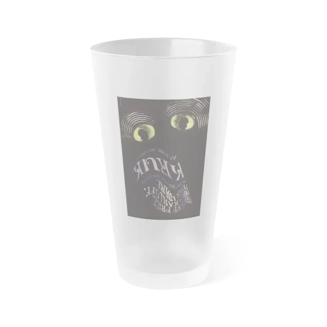 THE RAVEN (POLISH) 1963 Movie Poster - Frosted Pint Glass 16oz Default Title - Go Mug Yourself