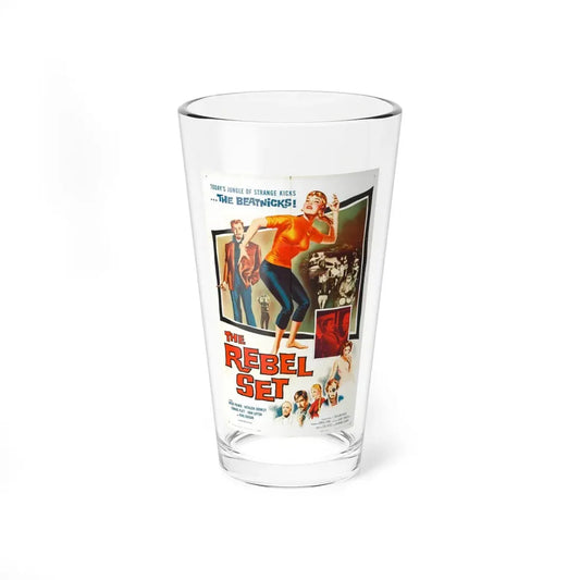 THE REBEL SET 1959 Movie Poster - Pint Glass 16oz 16oz - Go Mug Yourself