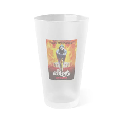 THE REDEEMER 1965 Movie Poster - Frosted Pint Glass 16oz Default Title - Go Mug Yourself