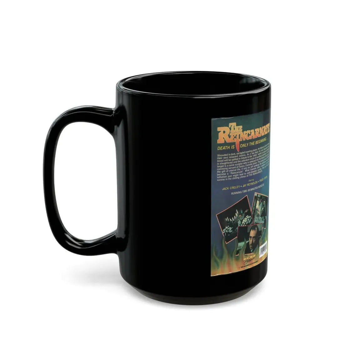 THE REINCARNATE (VHS COVER) - Black Coffee Mug - Go Mug Yourself