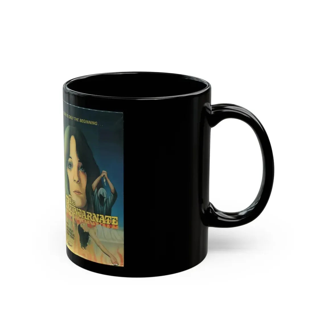 THE REINCARNATE (VHS COVER) - Black Coffee Mug - Go Mug Yourself