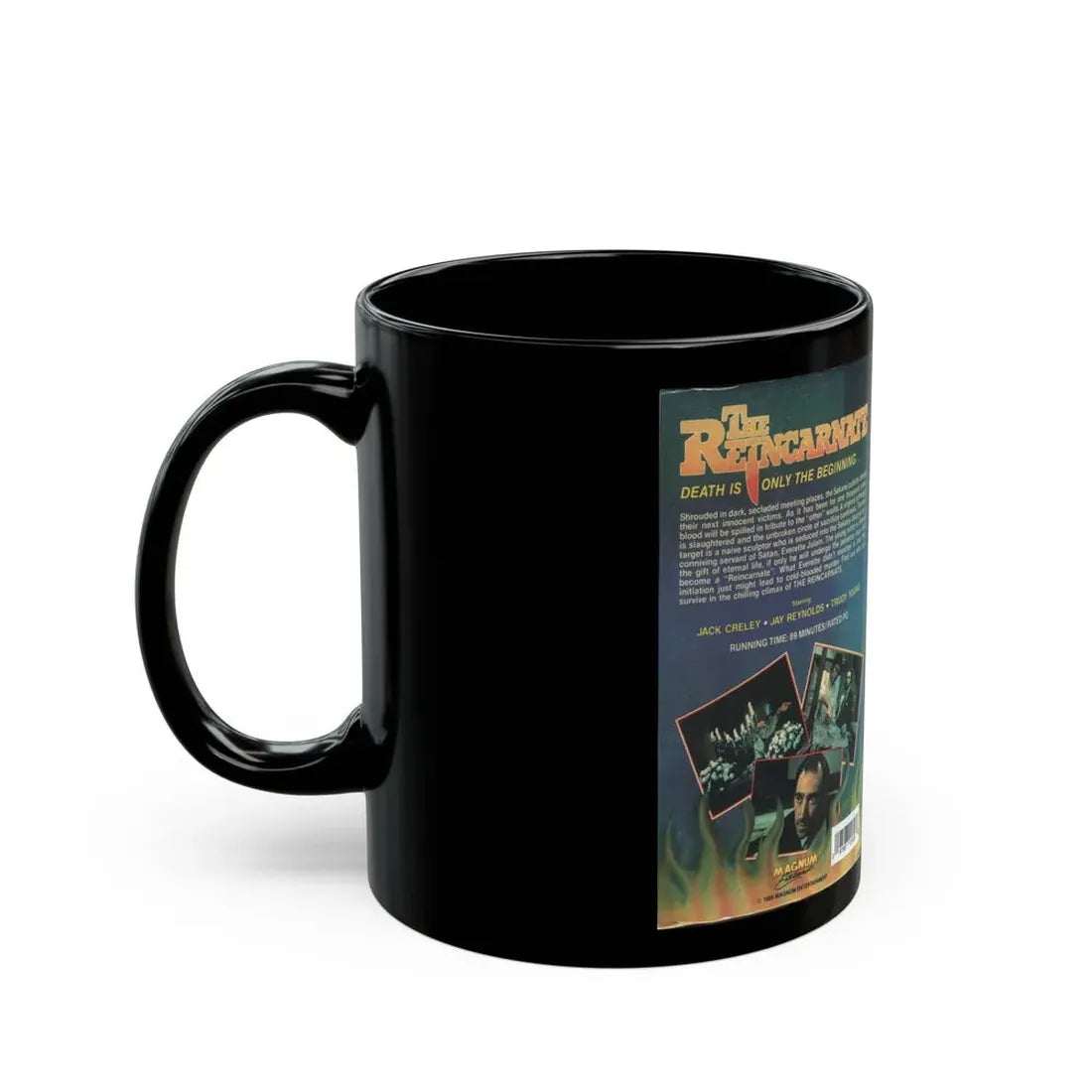 THE REINCARNATE (VHS COVER) - Black Coffee Mug - Go Mug Yourself