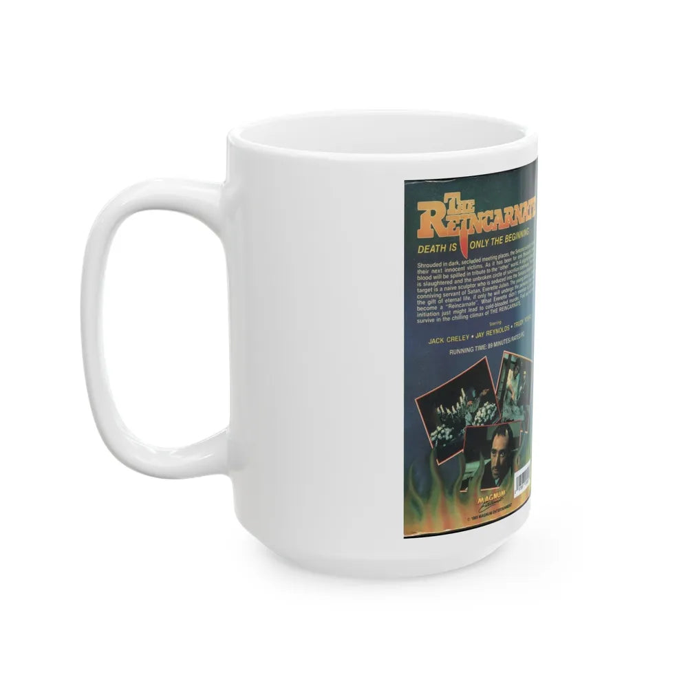 THE REINCARNATE (VHS COVER) - White Coffee Mug-Go Mug Yourself