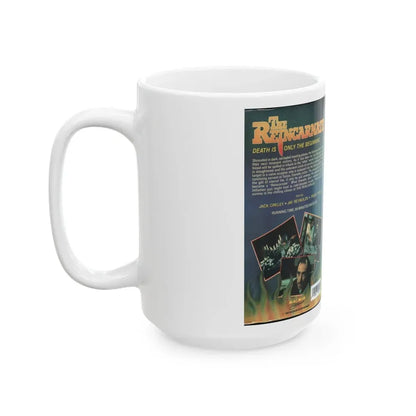 THE REINCARNATE (VHS COVER) - White Coffee Mug - Go Mug Yourself