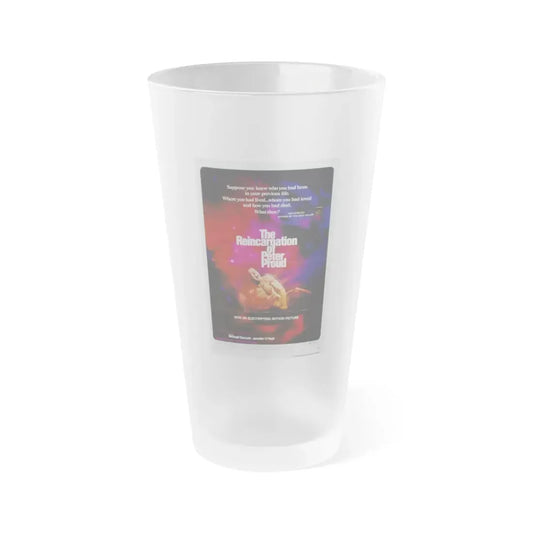 THE REINCARNATION OF PETER PROUD 1975 Movie Poster - Frosted Pint Glass 16oz Default Title - Go Mug Yourself