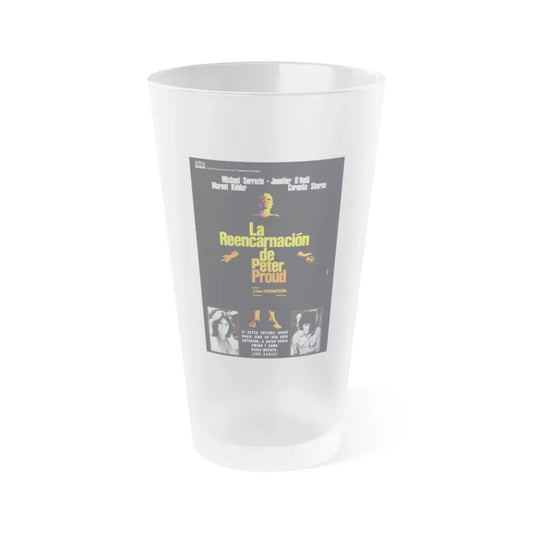 THE REINCARNATION OF PETER PROUD (2) 1975 Movie Poster - Frosted Pint Glass 16oz Default Title - Go Mug Yourself