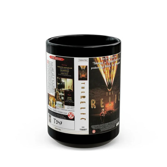 THE RELIC TOM SIZEMORE (VHS COVER) - Black Coffee Mug 15oz - Go Mug Yourself