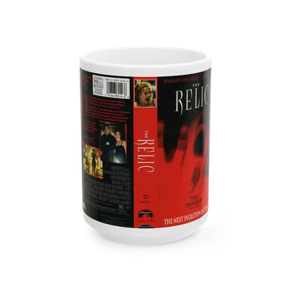 THE RELIC (VHS COVER) - White Coffee Mug 15oz - Go Mug Yourself
