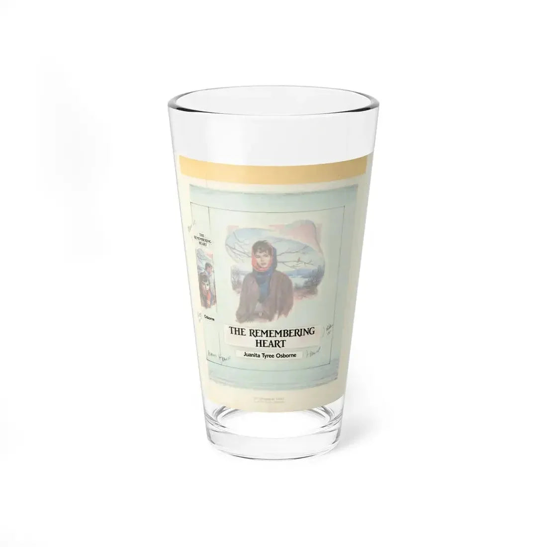 The Remembering Heart by Juanita Tyree Osborne (Avalon Books, 1981) - Pint Glass 16oz 16oz - Go Mug Yourself