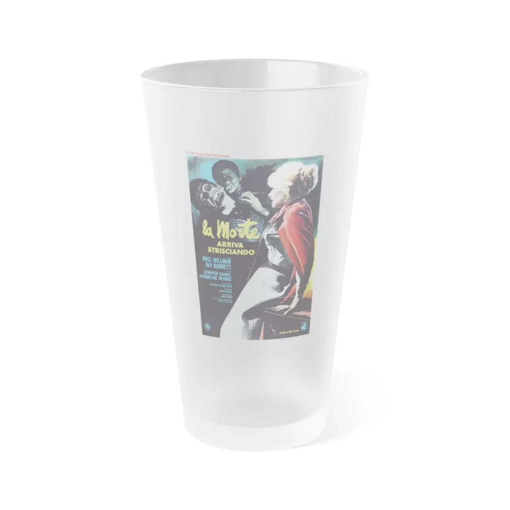 THE REPTILE (2) 1966 Movie Poster - Frosted Pint Glass 16oz-Go Mug Yourself