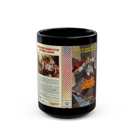 THE RETURN OF CAPTAIN INVINCIBLE (VHS COVER) - Black Coffee Mug-15oz-Go Mug Yourself