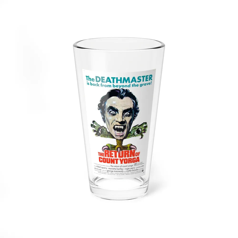 THE RETURN OF COUNT YORGA 1971 Movie Poster - Pint Glass 16oz-16oz-Go Mug Yourself