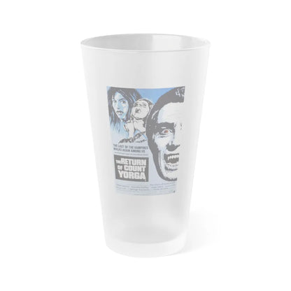 THE RETURN OF COUNT YORGA (2) 1971 Movie Poster - Frosted Pint Glass 16oz-Go Mug Yourself