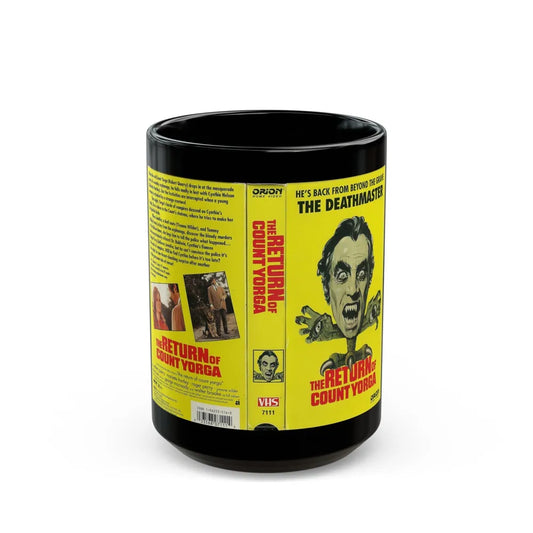 THE RETURN OF COUNT YORGA (VHS COVER) - Black Coffee Mug-15oz-Go Mug Yourself