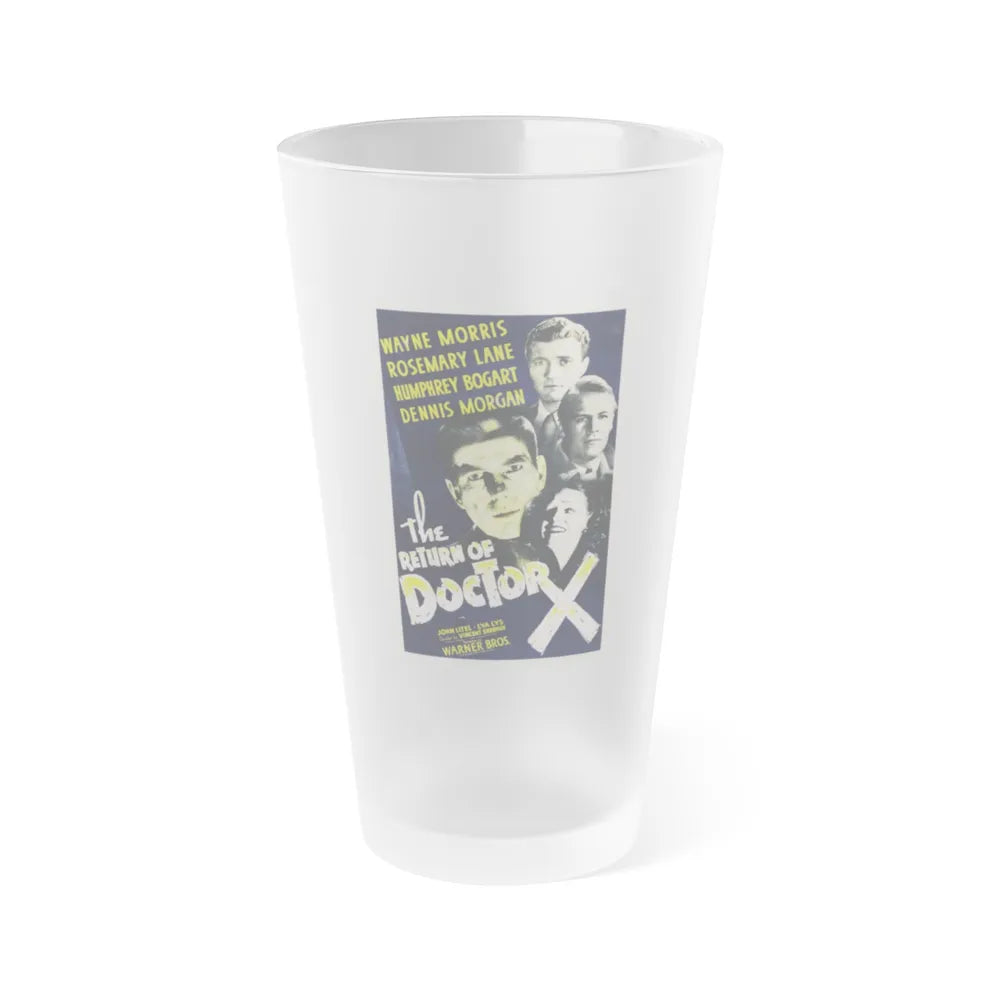 THE RETURN OF DOCTOR X 1939 Movie Poster - Frosted Pint Glass 16oz-Go Mug Yourself