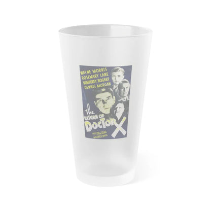 THE RETURN OF DOCTOR X 1939 Movie Poster - Frosted Pint Glass 16oz-Go Mug Yourself