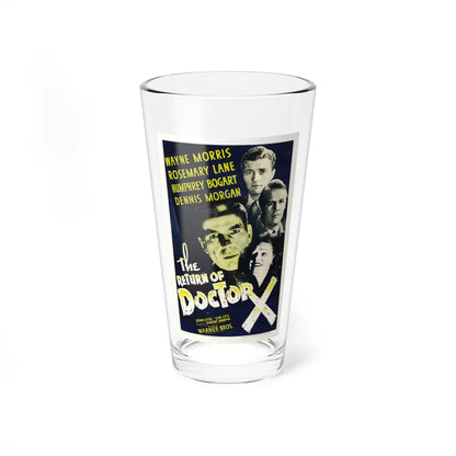 THE RETURN OF DOCTOR X 1939 Movie Poster - Pint Glass 16oz-16oz-Go Mug Yourself