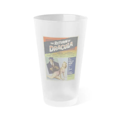 THE RETURN OF DRACULA (2) 1958 Movie Poster - Frosted Pint Glass 16oz Default Title - Go Mug Yourself