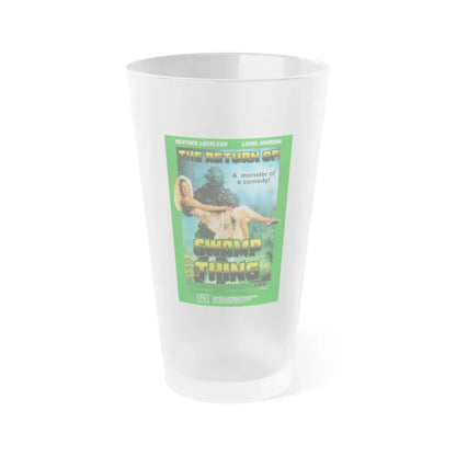 THE RETURN OF SWAMP THING 1989 Movie Poster - Frosted Pint Glass 16oz Default Title - Go Mug Yourself