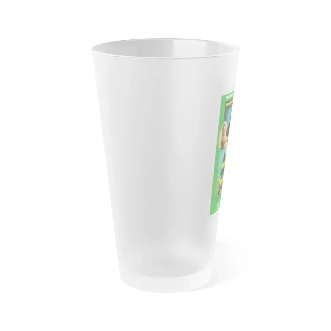 THE RETURN OF SWAMP THING 1989 Movie Poster - Frosted Pint Glass 16oz - Go Mug Yourself