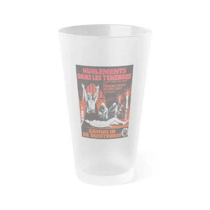 THE RETURN OF THE EXORCIST (BELGIAN) 1975 Movie Poster - Frosted Pint Glass 16oz Default Title - Go Mug Yourself