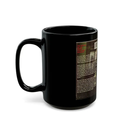THE RETURN OF THE TEXAS CHAINSAW MASSACRE (VHS COVER) - Black Coffee Mug - Go Mug Yourself