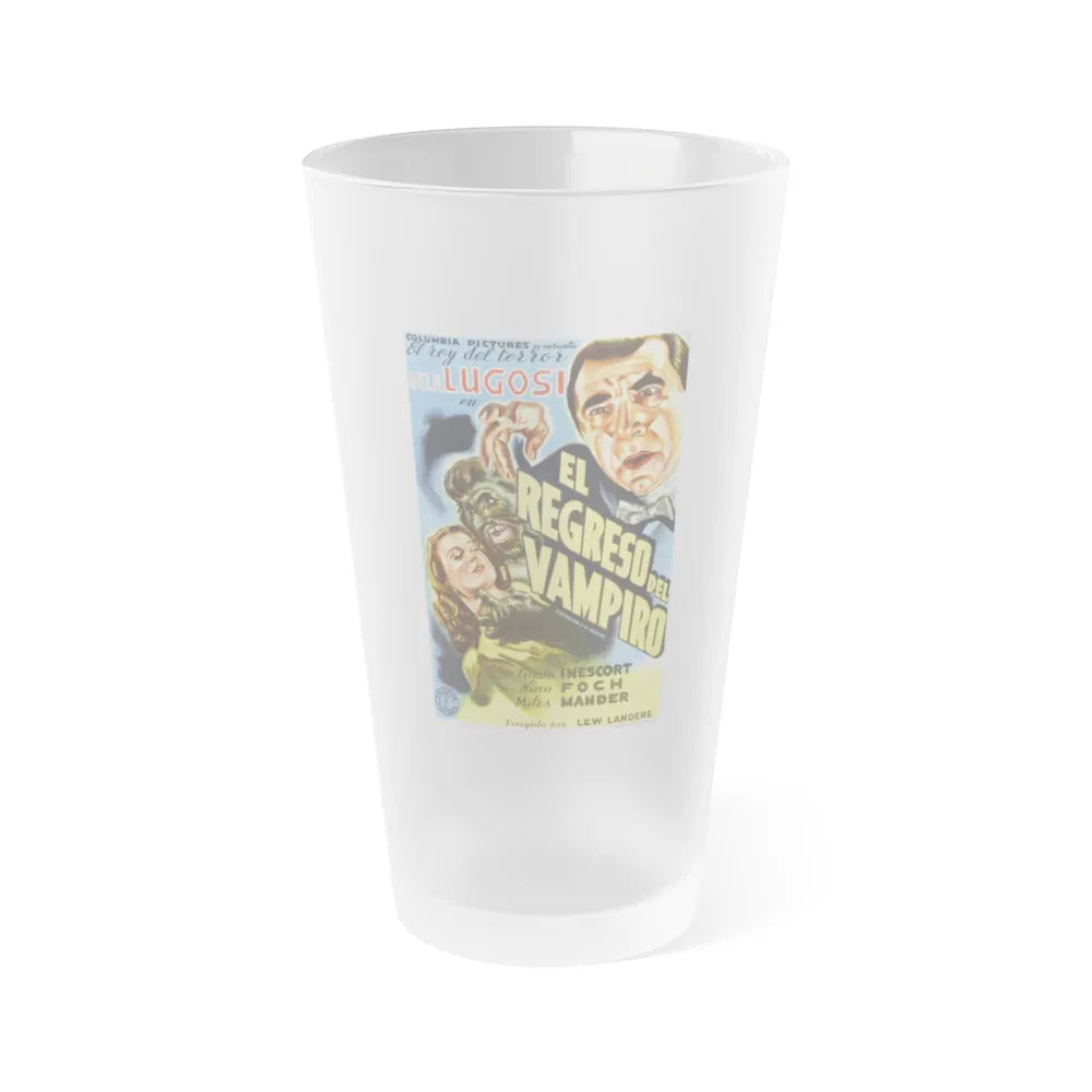 THE RETURN OF THE VAMPIRE 1943 Movie Poster - Frosted Pint Glass 16oz-Go Mug Yourself