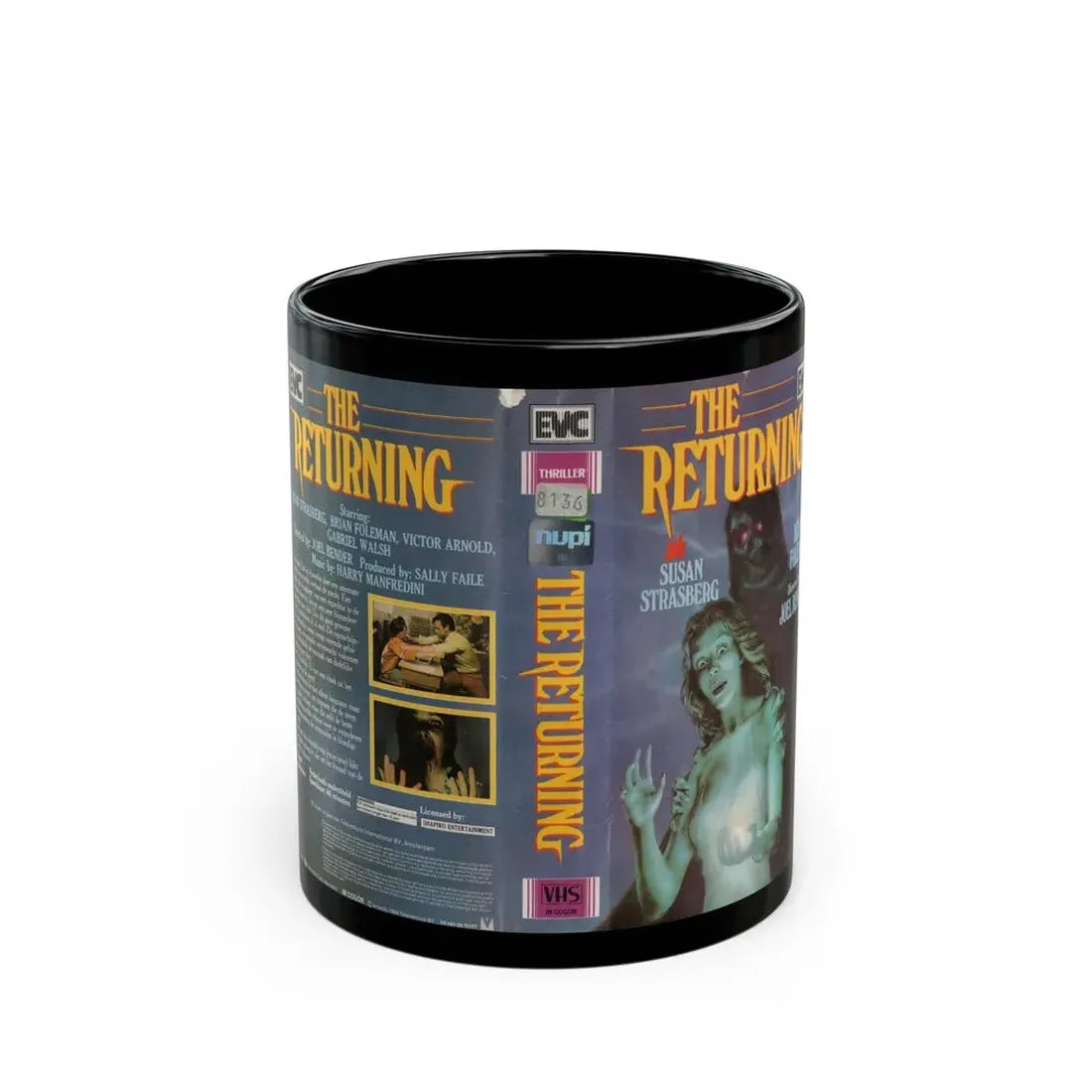 THE RETURNING (VHS COVER) - Black Coffee Mug 11oz - Go Mug Yourself