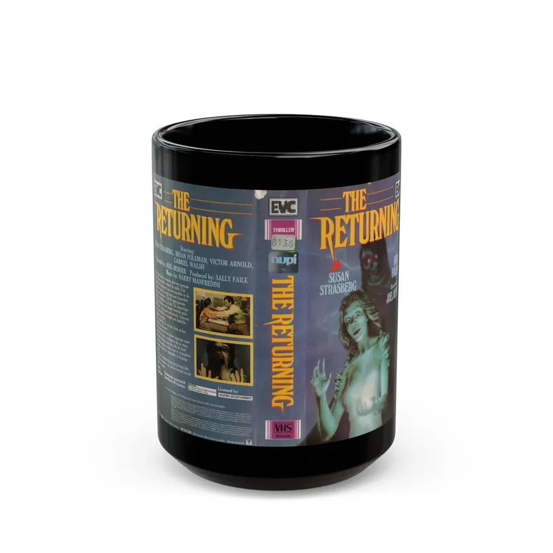 THE RETURNING (VHS COVER) - Black Coffee Mug 15oz - Go Mug Yourself