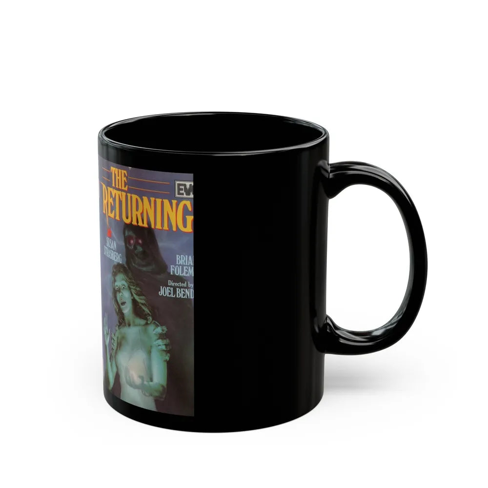 THE RETURNING (VHS COVER) - Black Coffee Mug-Go Mug Yourself