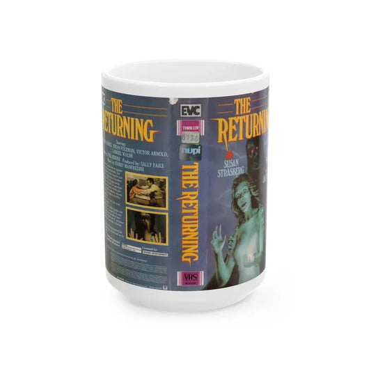 THE RETURNING (VHS COVER) - White Coffee Mug 15oz - Go Mug Yourself