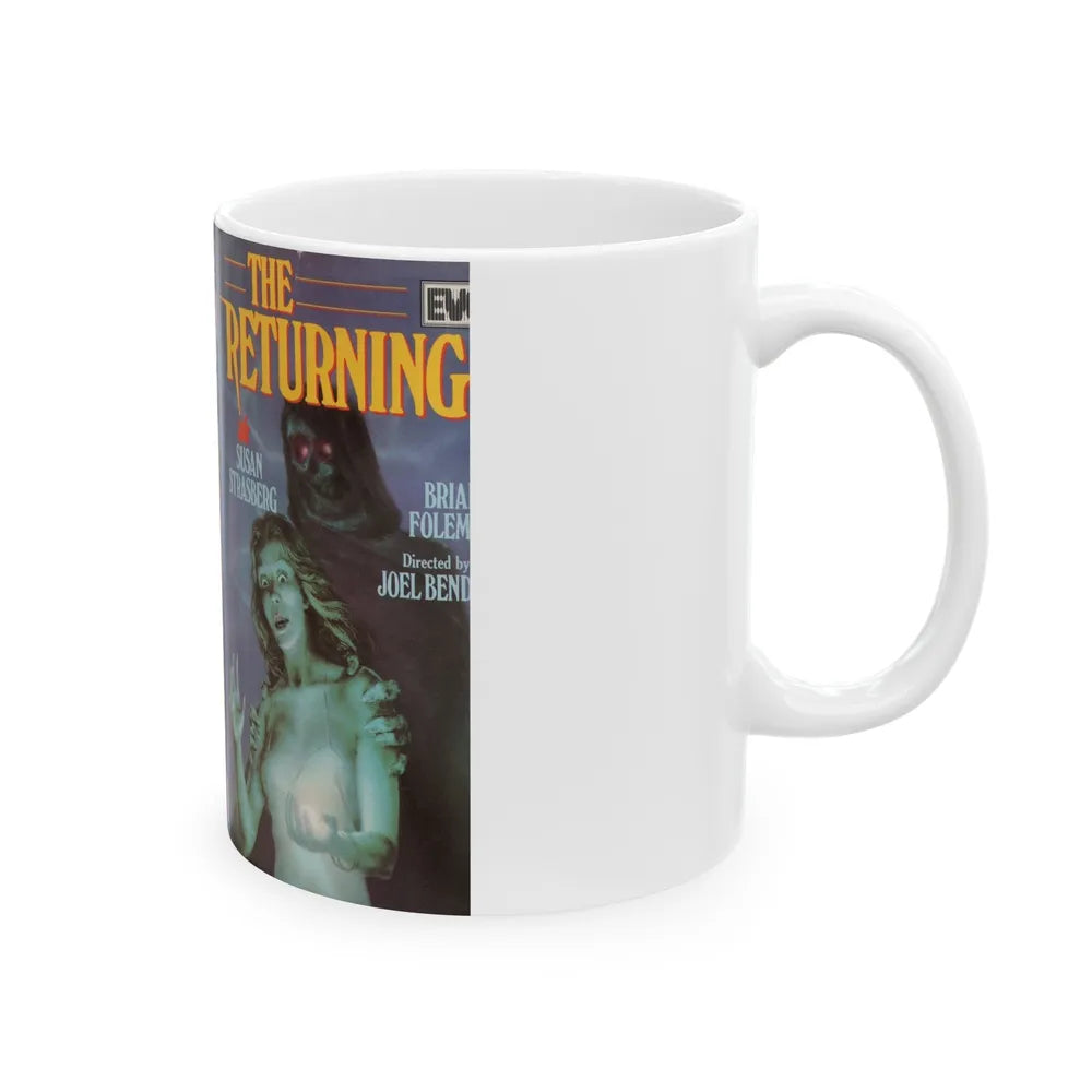 THE RETURNING (VHS COVER) - White Coffee Mug-Go Mug Yourself