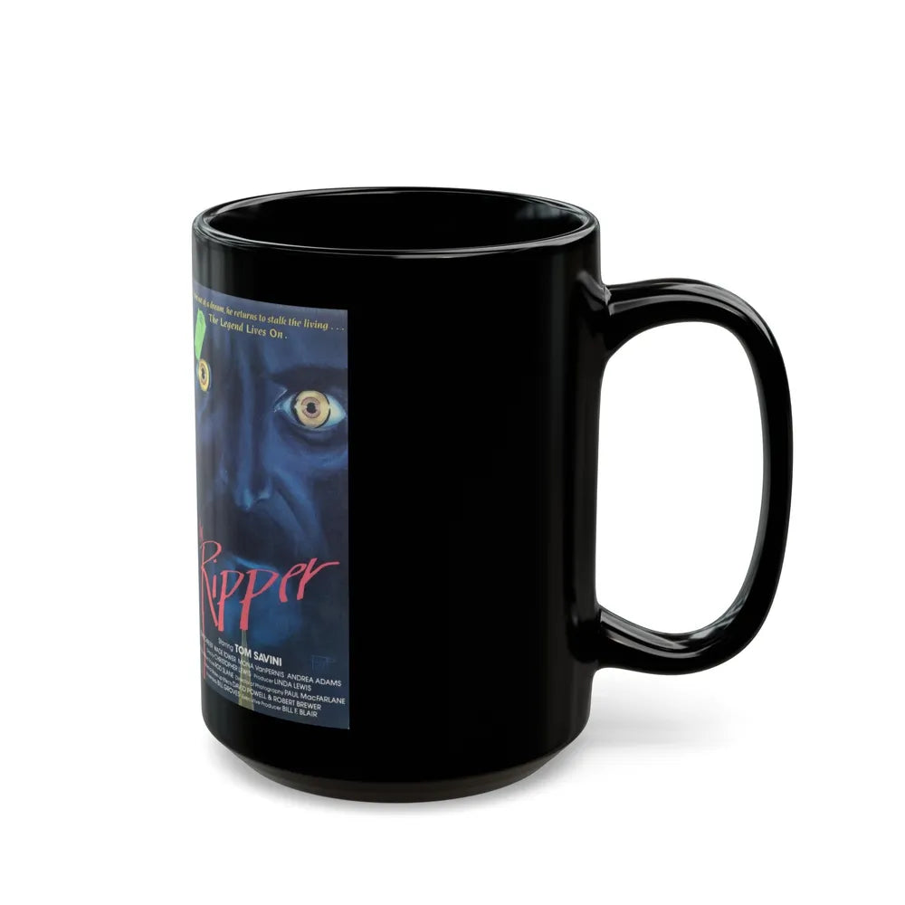 THE RIPPER (VHS COVER) - Black Coffee Mug-Go Mug Yourself