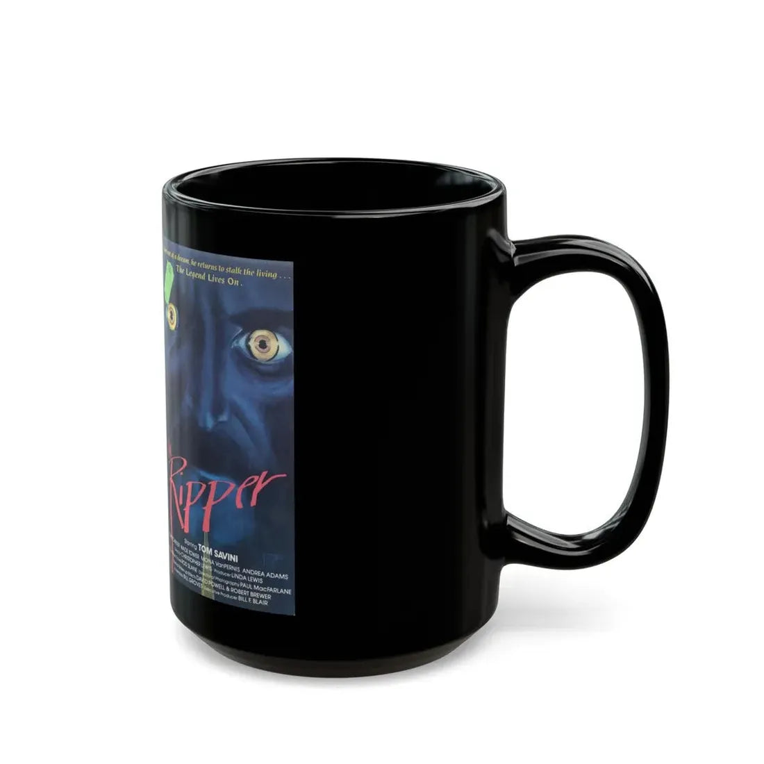 THE RIPPER (VHS COVER) - Black Coffee Mug - Go Mug Yourself