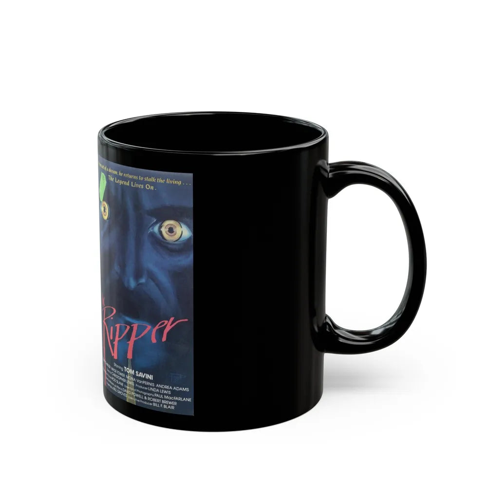 THE RIPPER (VHS COVER) - Black Coffee Mug-Go Mug Yourself