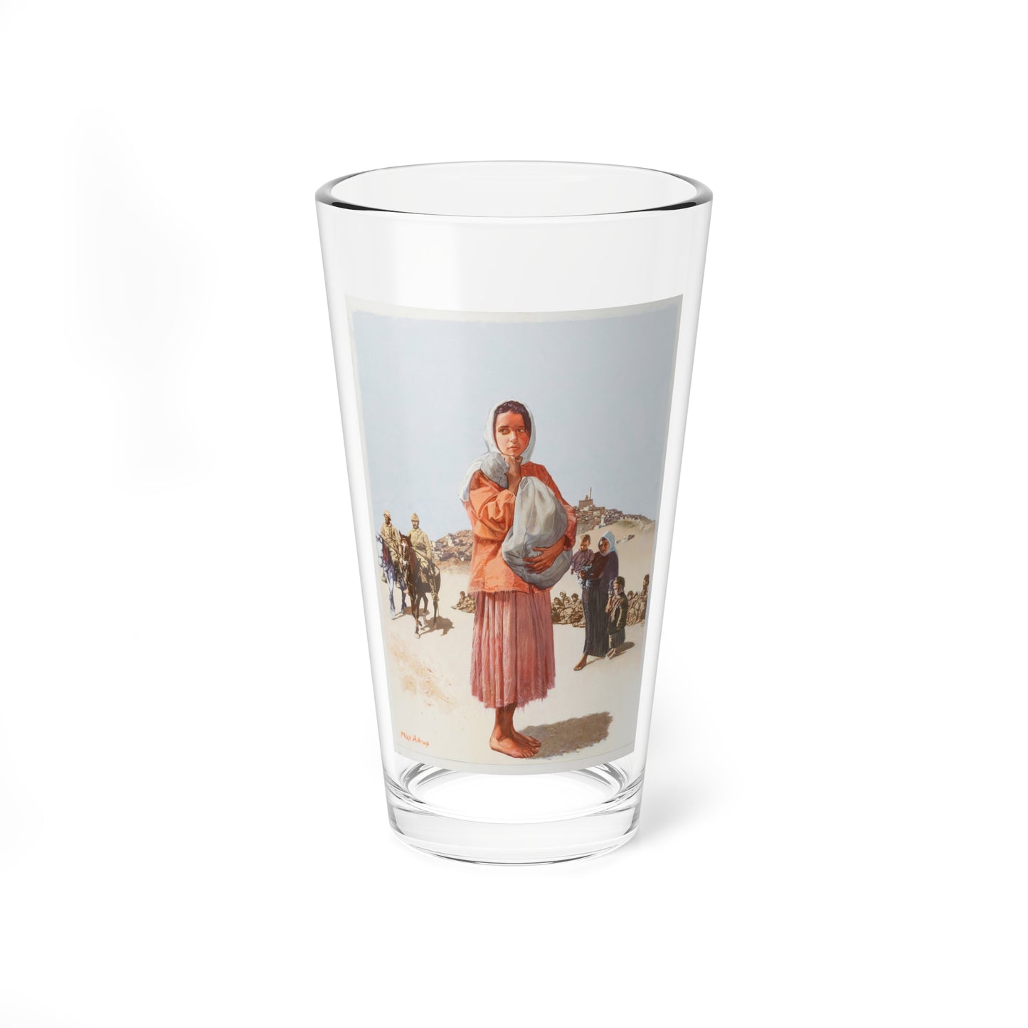 The Road from Home, Paperback Cover (Mondadori, 1993) - Pint Glass 16oz-16oz-Go Mug Yourself