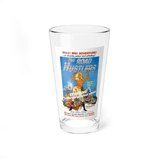 THE ROAD HUSTLERS 1968 Movie Poster - Pint Glass 16oz 16oz - Go Mug Yourself