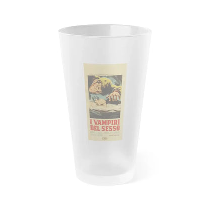 THE ROAD TO SHAME 1959 Movie Poster - Frosted Pint Glass 16oz Default Title - Go Mug Yourself
